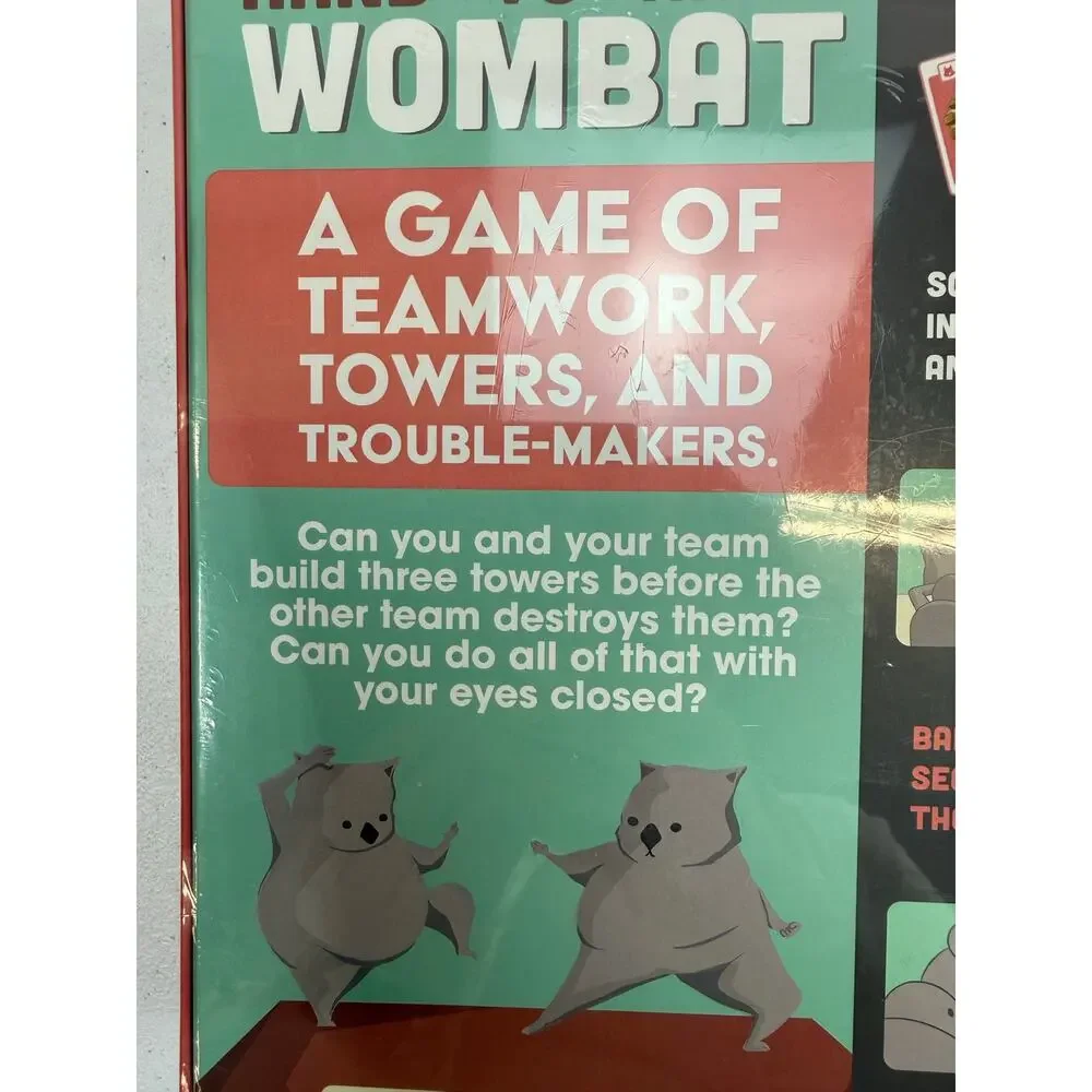 Exploding Kittens hand wombat